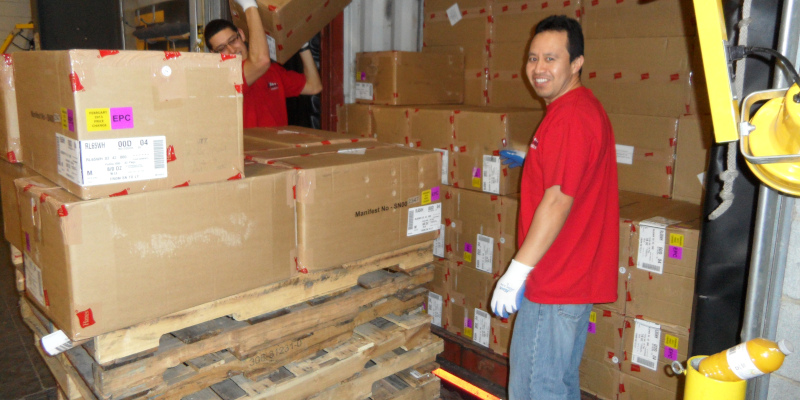 Freight Loading in Burlington, North Carolina